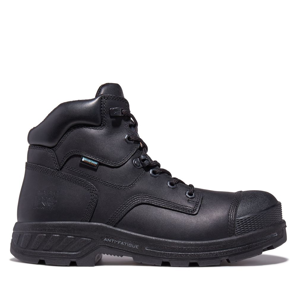 Bocanci De Muncă Timberland Barbati Negrii - Pro® Endurance Hd 6" Comp Toe - Romania - CVKLXT796